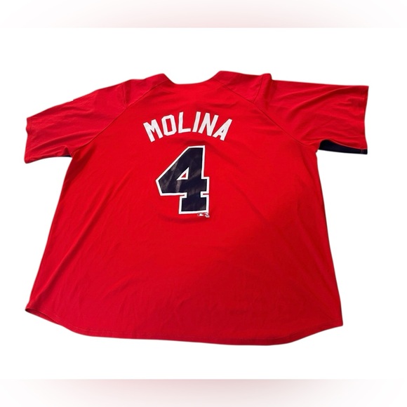 Genuine‎ Merchandise Men St Louis Cardinals Yadier Molina Jersey Sz 2XL - Picture 2 of 10